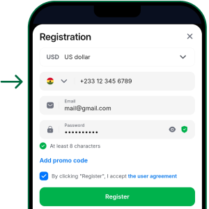 1Win Sign up with Mobile App - Ghana Crusader