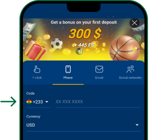 Registration in MostBet App - Fill in the required details - Ghana Crusader